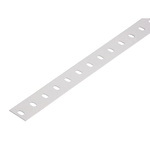 Płaskownik stalowy perforowany Biały 1000x35x1,5mm