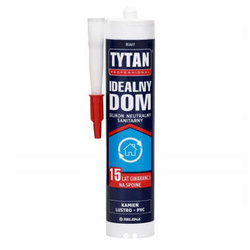 Silikon sanitarny neutralny biały 280ml Tytan