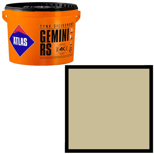 Tynk silikonowy Gemini RS 25kg Atlas SAH 0014