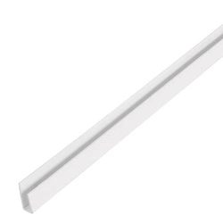 Profil wykończeniowy, PVC Biały 1000x15x6x10mm
