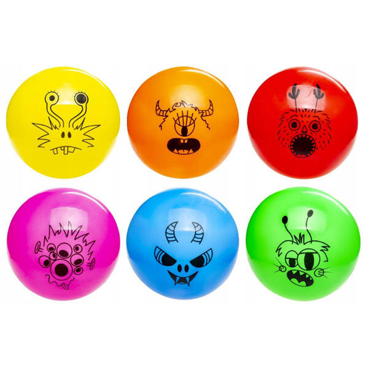 Piłka do pompowania Potworki 23cm