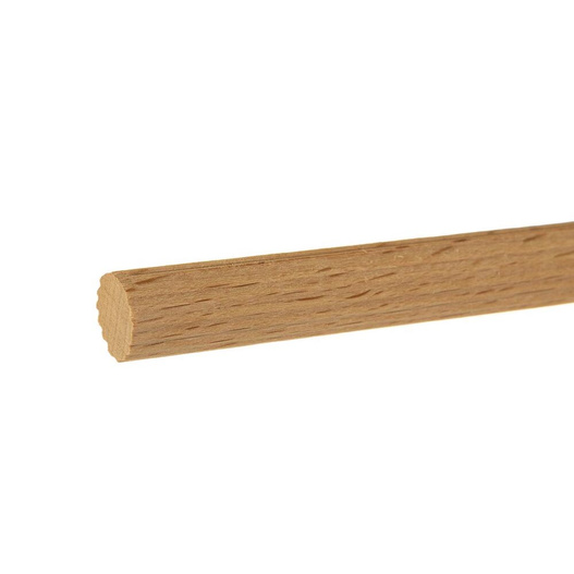 Wałek karbowany z drewna bukowego 8x1000mm