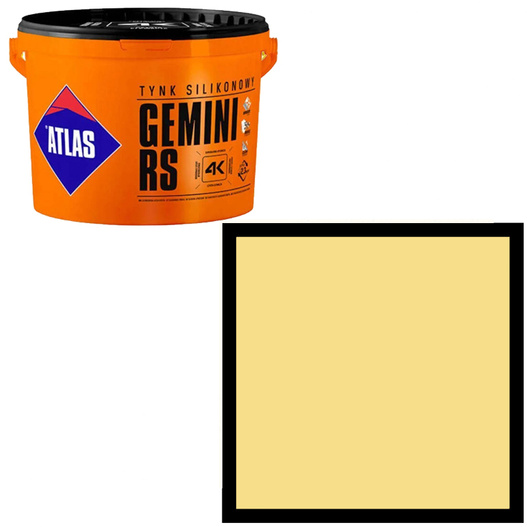 Tynk silikonowy Gemini RS 25kg Atlas SAH 0009