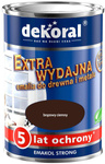 Emalia Dekoral Emakol Strong 0,9L Brązowy Ciemny