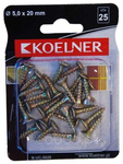 Wkręt do drewna 5x20 mm Koelner 25 sztuk