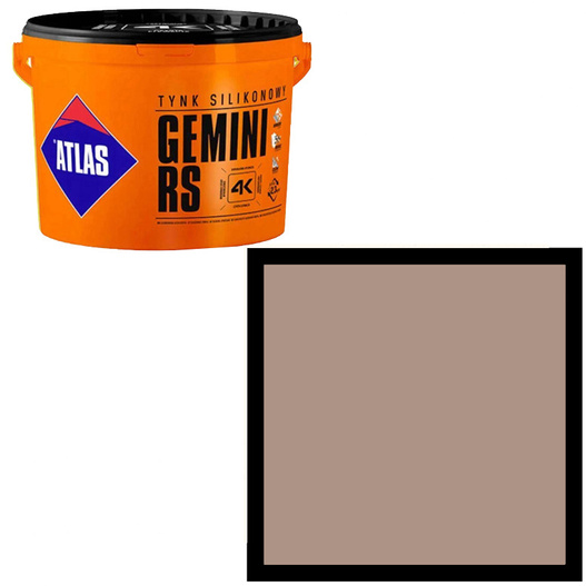Tynk silikonowy Gemini RS 25kg Atlas SAH 0283