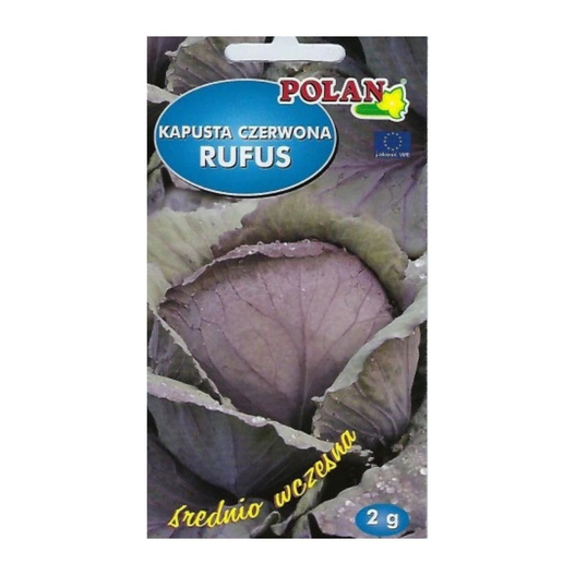 Nasiona Kapusta czerwona Rufus 2g średnio wczesna