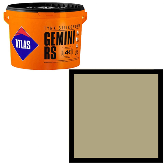 Tynk silikonowy Gemini RS 25kg Atlas SAH 0386