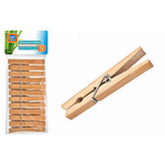 Klamerki bambusowe do bielizny 12 sztuk Ravi