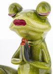 Figurka Żaba zielona medytująca 14,5cm