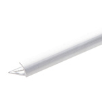 Profil krawędziowy owalny 12mm / 2,5m aluminium naturalne Cezar