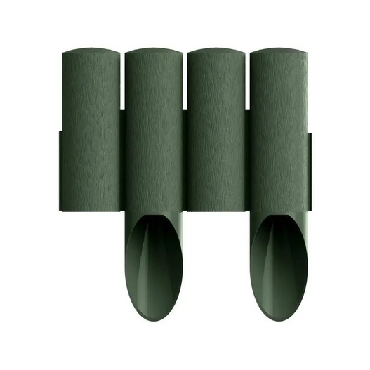 Palisada ogrodowa zielona 2,3m 4 elementy