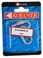 Ogniwo z zamknięciem skrętne 4 mm Koelner 