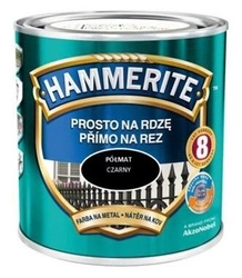 Farba Hammerite na rdzę 0,7l Czarny półmat