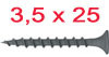 Wkręty do drewna KOELNER FT-3525