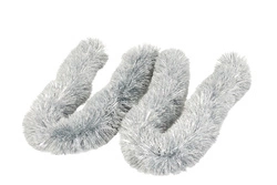 Łańcuch srebrny z białymi końcami fi 9 2m