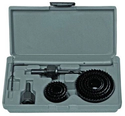 Zestaw otwornic puszkowych drewna 19-64mm Dedra