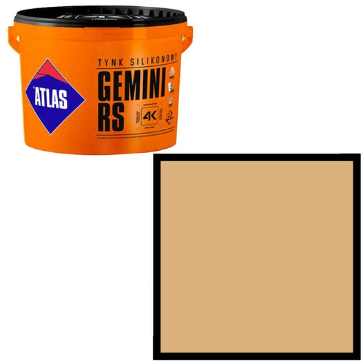 Tynk silikonowy Gemini RS 25kg Atlas SAH 0247