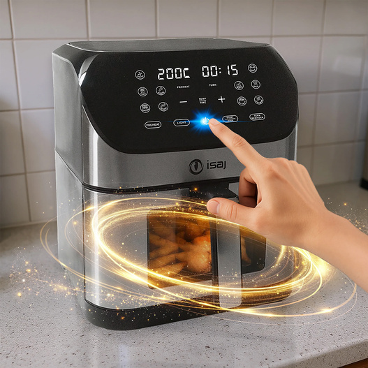Frytkownica beztłuszczowa Isaj AR1 Airfryer 8 programów 8L 1800W