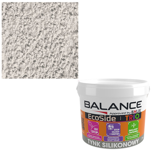 Tynk silikonowy BALANCE EcoSide baranek 1,5mm 25kg CS1