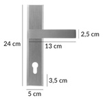 Klamka Shark K+K Inx PZ90