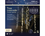 Kurtyna zew/wew 1080 LED 2,4m czarny /ciepły biały 6 x 2,4m na drzewo