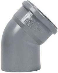 Kolano kanalizacyjne wewnętrzne 110mm 15 st.