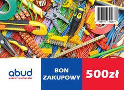 Bon zakupowy, Karta podarunkowa Abud 500zł