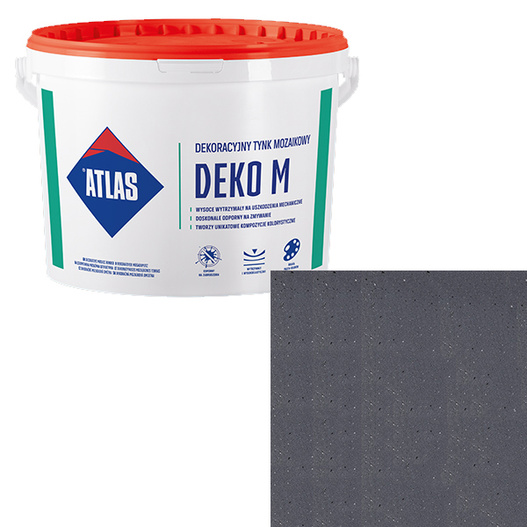 Tynk mozaikowy Deko M TM5 1,5mm 24kg Kolor Bazalt 6 Atlas