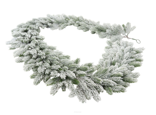 Girlanda świerkowa silikonowa śnieżona 190 cm