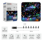 Lampki zewnętrzne/wewnętrzne 1000 Led multicolor zimny flash 50m+3m zasilacz