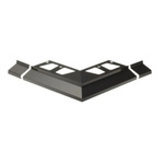 Narożnik do glazury AL 32,2x101,8mm Grafitowy