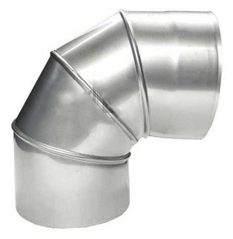 Kolano kominowe kwasoodporne fi180 45 stopni