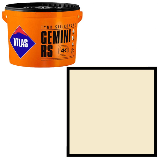 Tynk silikonowy Gemini RS 25kg Atlas SAH 0022