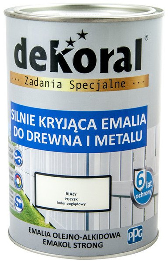Emalia Dekoral Emakol Strong 5L Biały