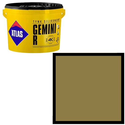 Tynk silikonowy Gemini R 25kg Atlas SAH 0239
