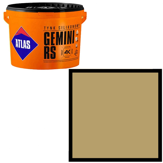Tynk silikonowy Gemini RS 25kg Atlas SAH 0243