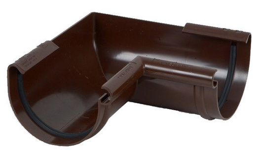 Narożnik zewnętrzny PVC 125 x 90 brąz Kaczmarek