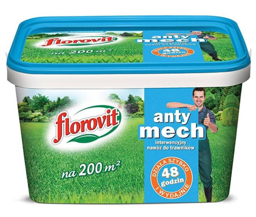 Nawóz do trawników Antymech 4kg Florovit