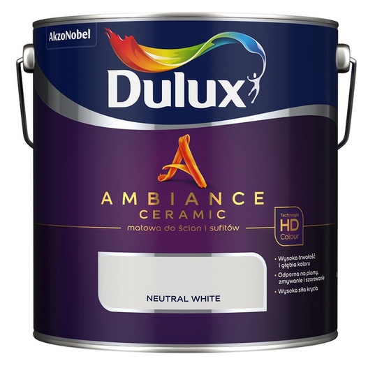 Farba Ambiance Ceramic Neutral White 2,5L Dulux
