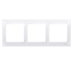 Ramka trzykrotna biała SIMON 54