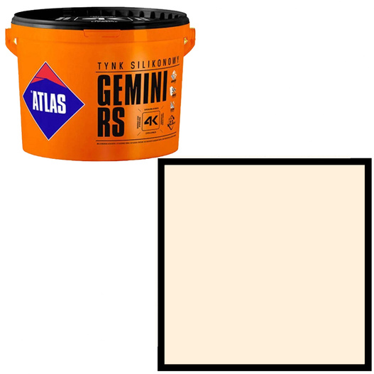 Tynk silikonowy Gemini RS 25kg Atlas SAH 0066