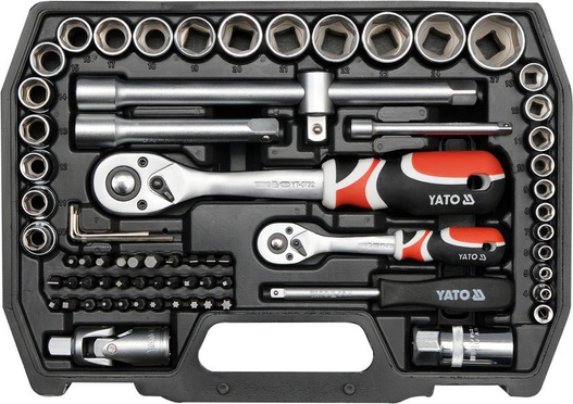 Komplet kluczy 1/2'' 72 elementów Yato