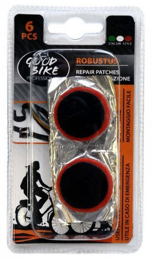 Łatki do dętek rowerowych 6szt BOTTARI ROBUSTUS