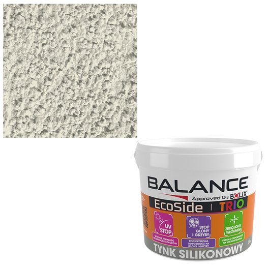 Tynk silikonowy BALANCE EcoSide baranek 1,5mm 25kg AS1