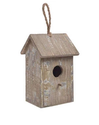 Zawieszka Budka dla ptaków brązowa 18cm
