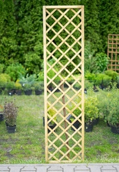 Drewniana kratka do pnączy 180 cm x 45 cm