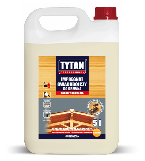 Tytan impregnat OWADOBÓJCZY 5l bezbarwny do drewna