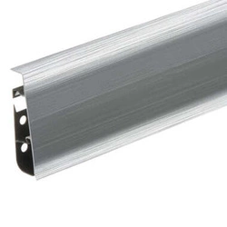 Listwa przypodłogowa Hi-Line PVC Mat Aluminium szczotkowane 75mm 2,5m