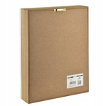 Skrzynka na klucze drewniana biała okna łuk 28x21,5x6cm